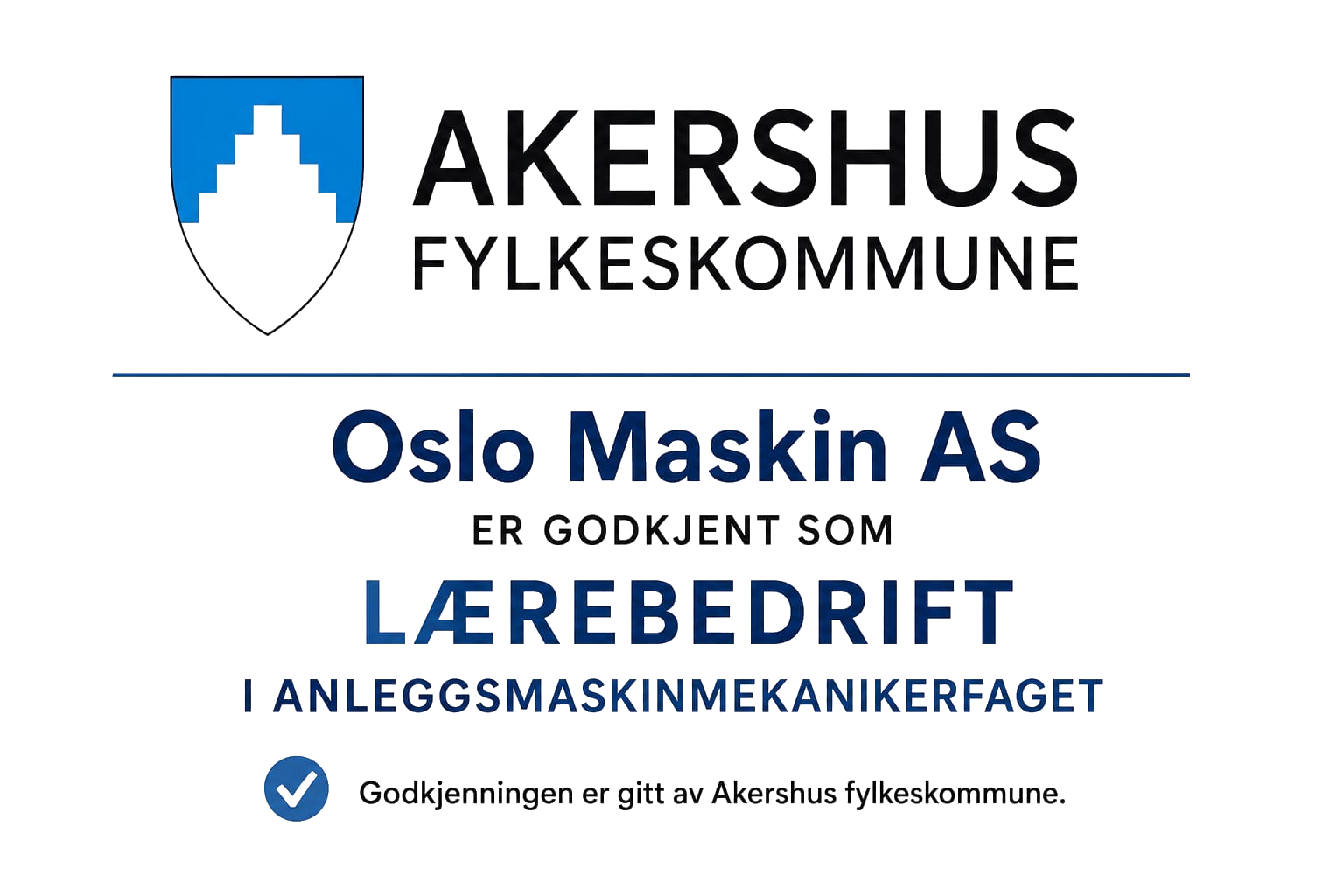 Godkjent lærebedrift - Akershus fylkeskommune